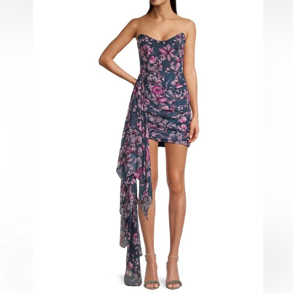 Katie May Chasing Dawn Blue Floral Dress